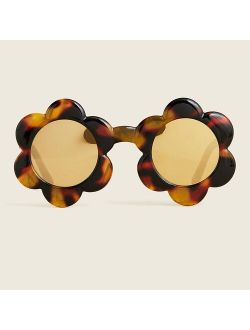 Girls' flower-tortoise sunglasses