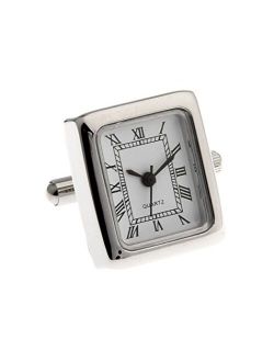 MRCUFF Real Working Watch Pair Cufflinks in a Presentation Gift Box & Polishing Cloth