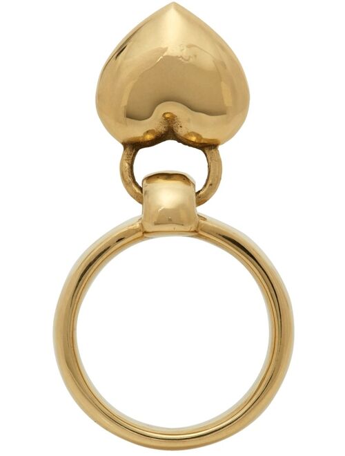 Laura Lombardi Gold Amorina Charm Ring