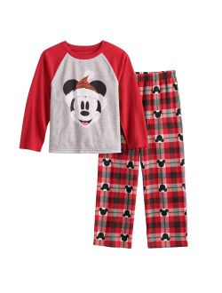 Disney's Minnie Mouse Toddler Boy Mickey Family Pajama Set by Jammies For Your Families