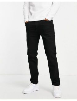 502 tapered fit jeans in black