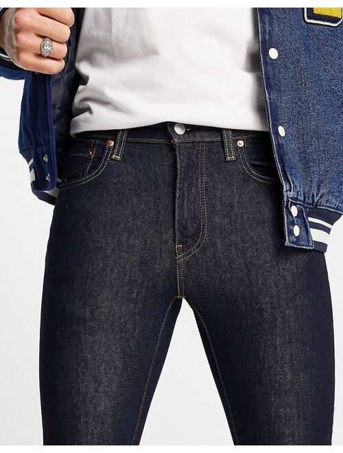 Levi's skinny taper fit jeans in black