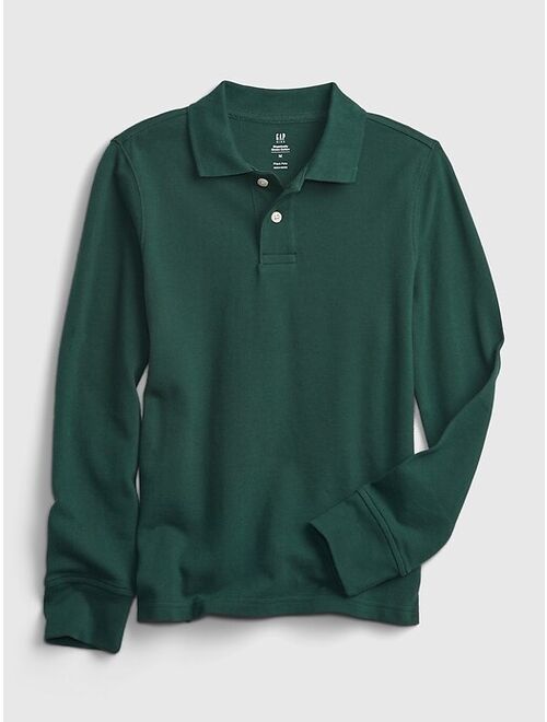Gap Kids 100% Organic Cotton Uniform Polo Shirt