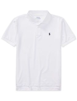 Big Boys Moisture-wicking Tech Jersey Polo Shirt