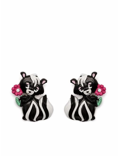Moschino Puzzola clip-on earrings