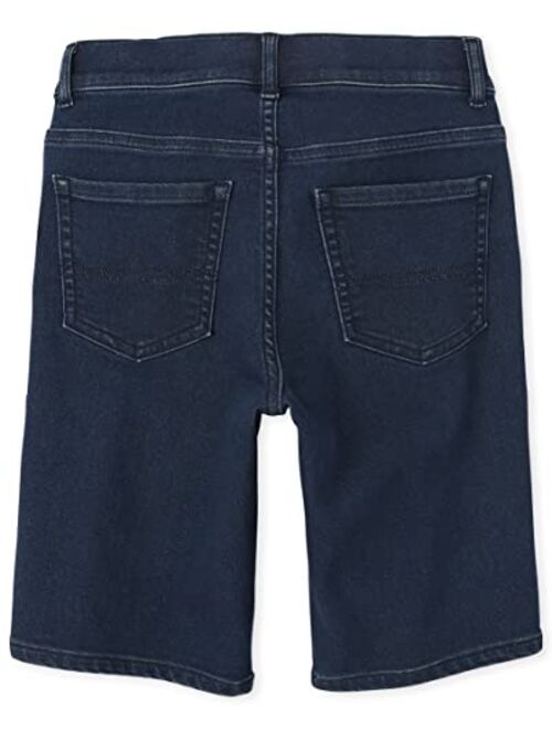 The Children's Place Boys Super-Soft Stretch Denim Shorts