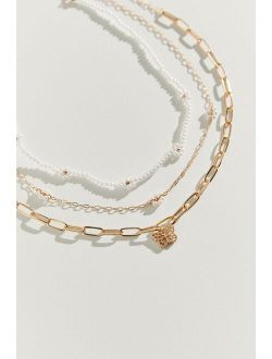 Agnes Pearl Layer Necklace Set