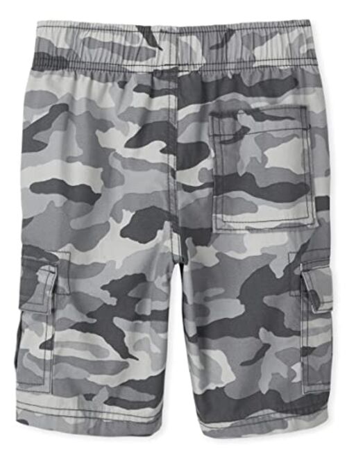 The Children's Place Boys Cotton Pull on Cargo Shorts