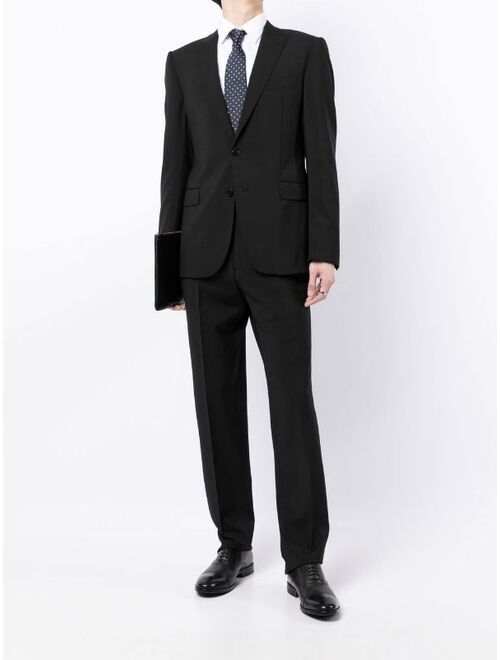 Emporio Armani single-breasted two-piece wool suit