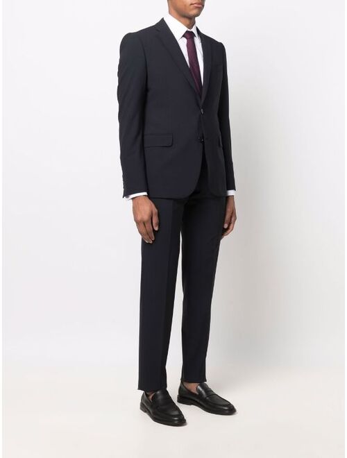 Emporio Armani single-breasted two-piece wool suit