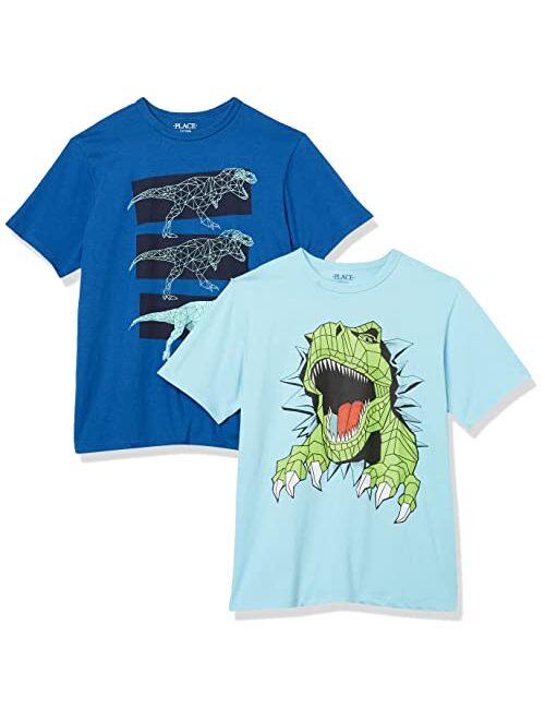 The Children's Place Boys Short Sleeve Graphic T- Shirt 2-pack