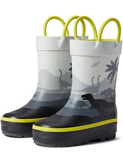 Kids Dino Unisex Animal Print Waterproof Rain Boot