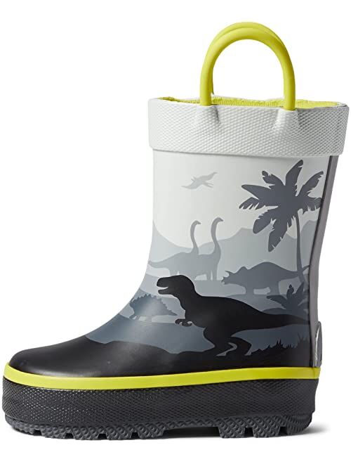 Kamik Kids Dino Unisex Animal Print Waterproof Rain Boot