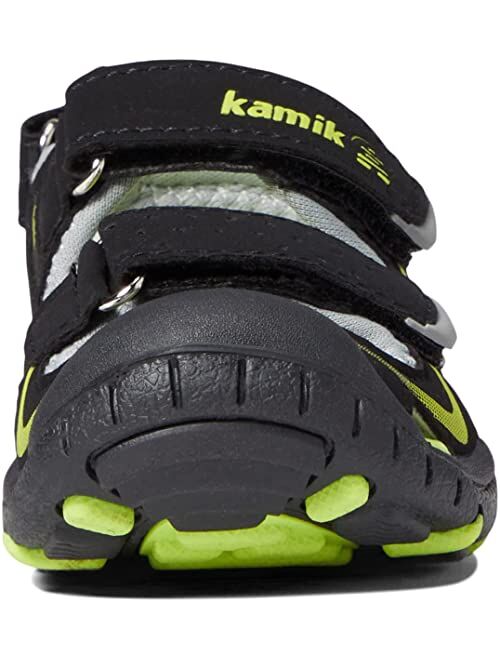 Kamik Kids Wander Unisex Synthetic Leather Waterproof Adjustable Sandal