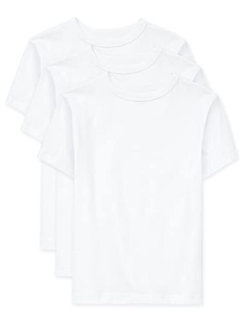 The Children's Place Boys' Short Sleeve Basic Layering T-Shirt