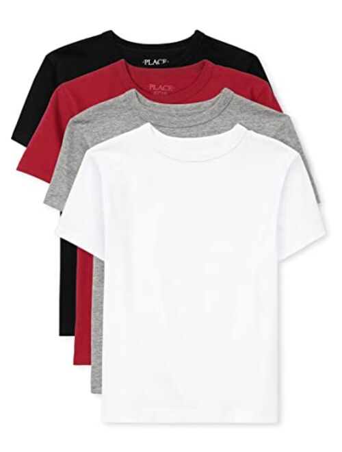 The Children's Place Boys' Short Sleeve Basic Layering T-Shirt