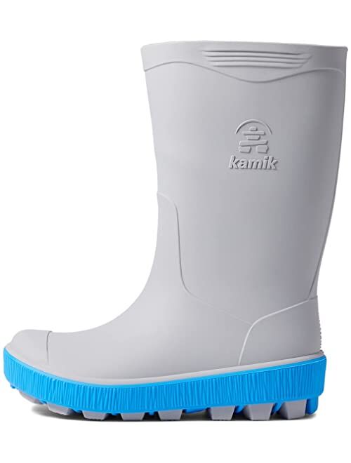 Kamik Kids Riptide Unisex Waterproof Slip on Lightweight Rain Boot