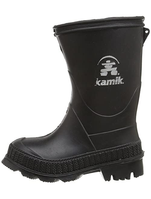 Kamik Kids Stomp Unisex Synthetic Waterproof Slip on Rain Boot