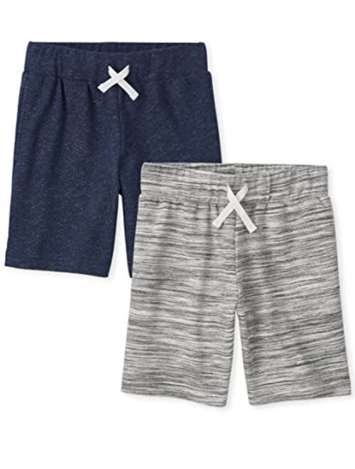 The Children's Place 2 Pack Boys Marled French Terry Shorts 2-Pack
