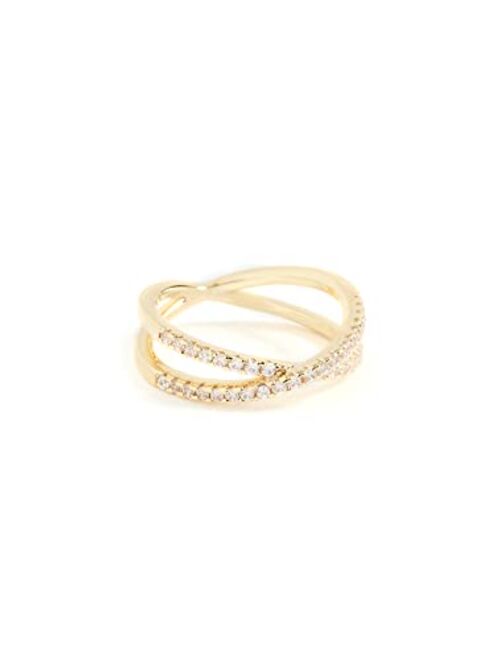 SHASHI Women's Stacey Pave Ring