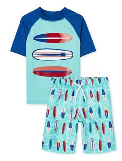 Boys Surfboard 2-Piece Swim Set