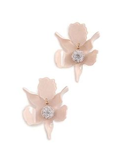 Lele Sadoughi Women's Crystal Lily Earrings
