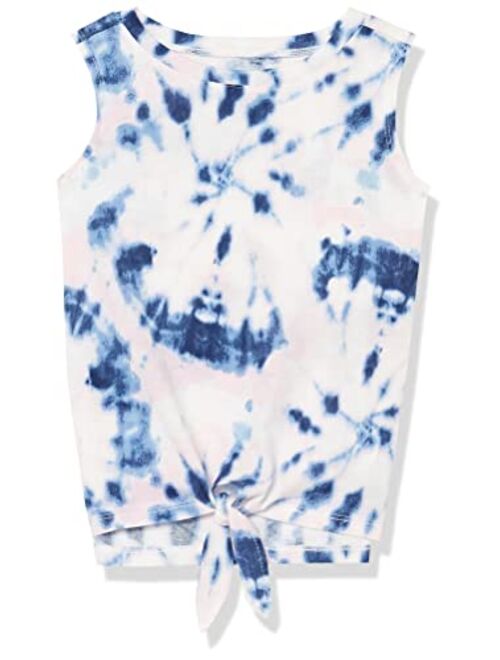 The Children's Place Girls Dye Tie Front Tank Top