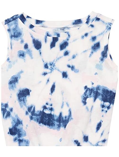 The Children's Place Girls Dye Tie Front Tank Top