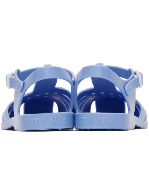 TINYCOTTONS Kids Blue Jelly Sandals