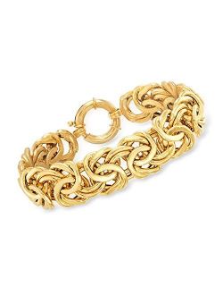 18kt Yellow Gold Byzantine Bracelet