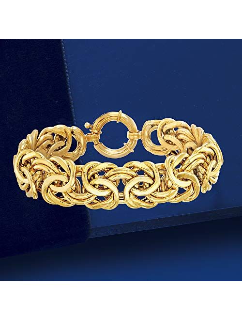 Ross-Simons 18kt Yellow Gold Byzantine Bracelet