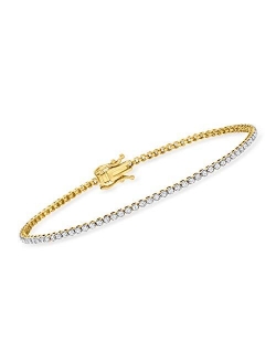 14kt Gold Diamond Tennis Bracelets H-I Color I2 Clarity