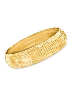 Italian 14kt Yellow Gold Bangle Bracelet