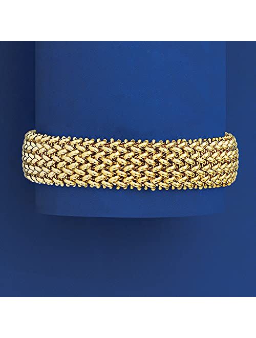 Ross-Simons Italian 14kt Yellow Gold Riso Bracelet