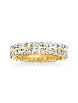 2.00 ct. t.w. Diamond 2-Row Eternity Band in 14kt Yellow Gold