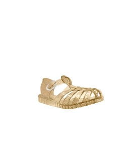 Hey Collection Toddler and Little Kids Unisex Soft Jelly Flat Sandal