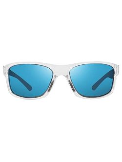 Sunglasses Harness: Polarized Lens with Rectangle Sport Wrap Frame