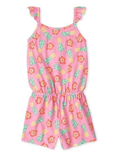 The Children's Place girls The Children's Place Girls Short Sleeve Fashion Romper