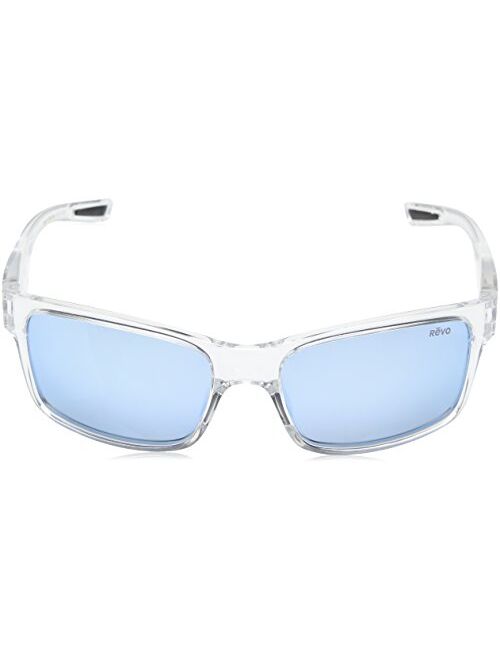Revo Sunglasses Crawler: Polarized Lens with Performance Rectangle Wrap Frame