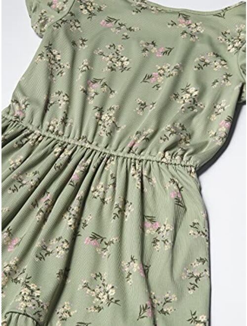 The Children's Place Girls Floral Tiered Dress