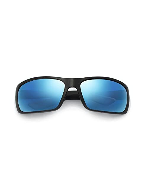 Revo Sunglasses Rebel x Bear Grylls: Polarized Lens with Bendable Rectangle Wrap Frame