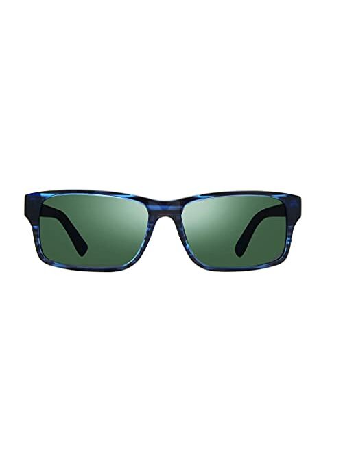 Revo Sunglasses Finley: Polarized Lens with Eco-Friendly Rectangle Frame