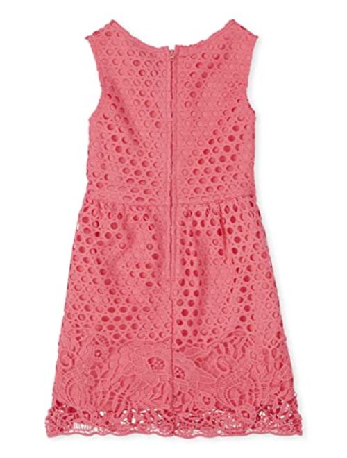 The Children's Place Girls Floral Eyelet Dress