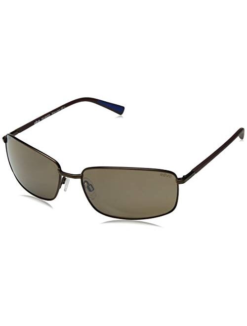 Revo Sunglasses Tate: Polarized Lens with Small Rectangle Metal Wrap Frame
