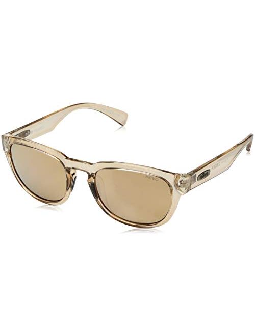 Revo Sunglasses Zinger: Polarized Serilium+ Lens with Rectangle Keyhole Bridge Frame