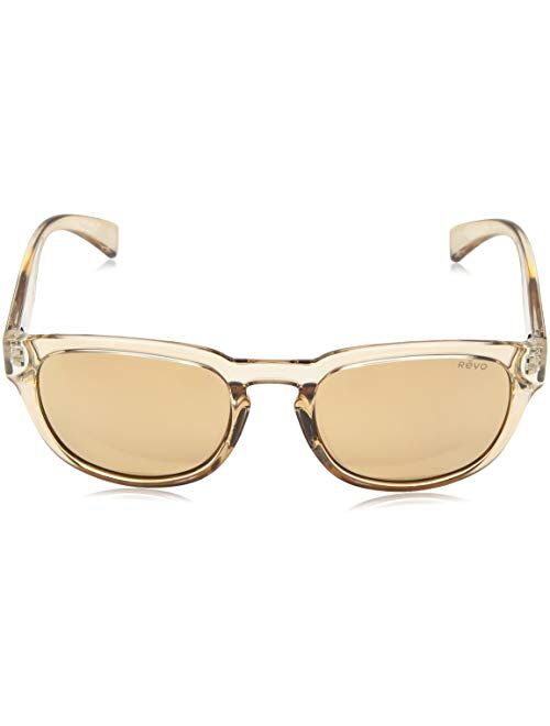 Revo Sunglasses Zinger: Polarized Serilium+ Lens with Rectangle Keyhole Bridge Frame