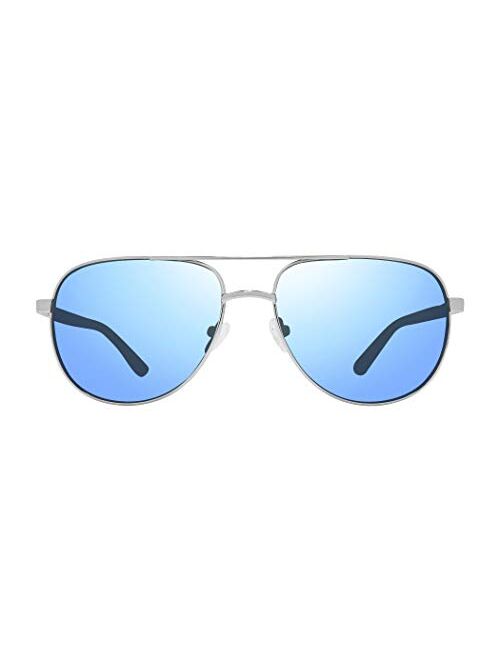 Revo Sunglasses Conrad: Polarized Lens with Metal Aviator Frame