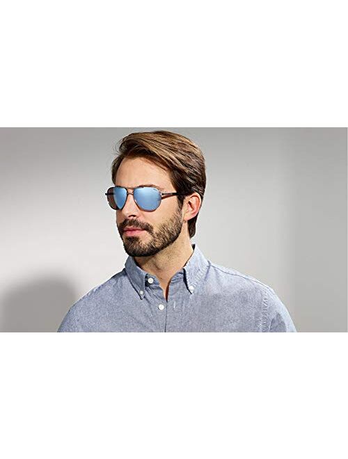 Revo Sunglasses Conrad: Polarized Lens with Metal Aviator Frame