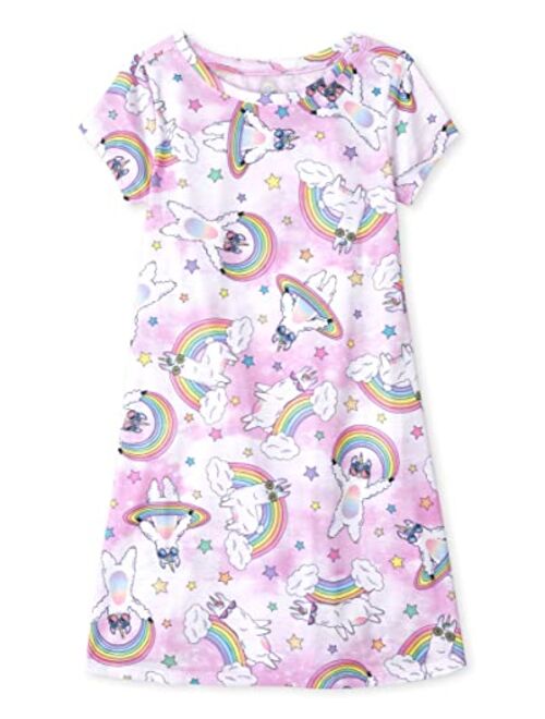 The Children's Place Girls Short Sleeve Nightgowns