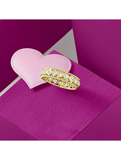 Ross-Simons 1.00 ct. t.w. Bezel-Set Diamond Eternity Ring in 14kt Yellow Gold